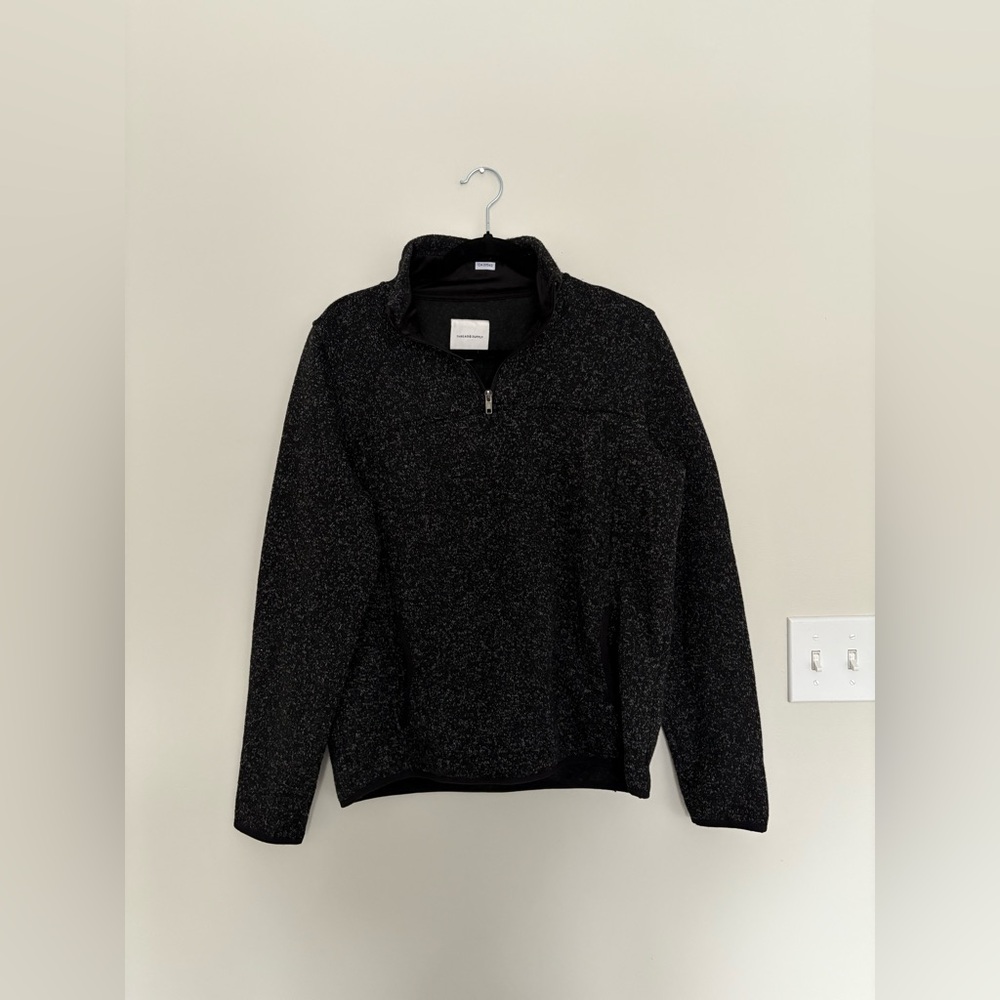 Thread & Supply Women’s Charcoal 1/4 Zip Sweater - US L